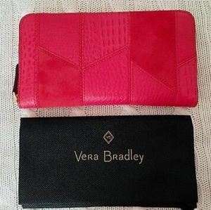 Vera Bradley RFID Georgia Wallet Patchwork Leather